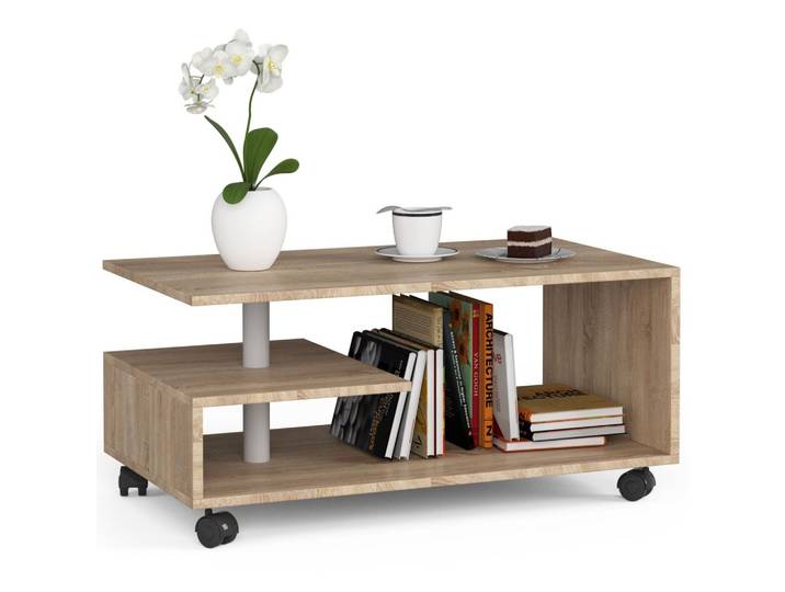 COUCHTISCH Eiche Sonoma 40/90/51