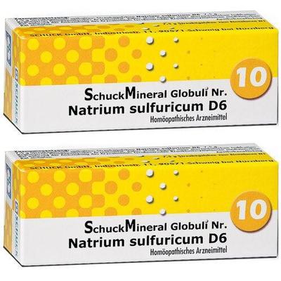 Schuckmineral Globuli 10 Natrium sulfuricum D6 2x 2x7,5 g