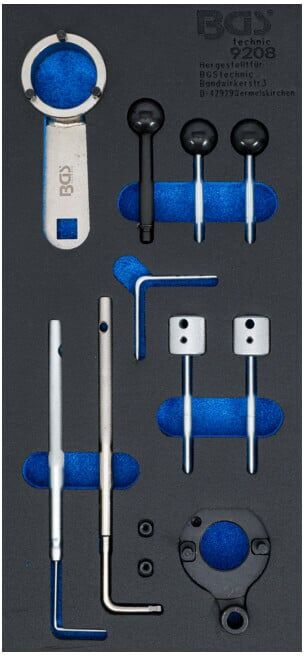 BGS Jeu d'outils de réglage du moteur pour VAG 1.4 / 1.6 / 2.0 TDI Common Rail ; BGS technic (9208)