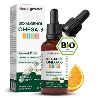 BIO Algenöl DHA reich 349 mg kindgesund 50 ml Öl