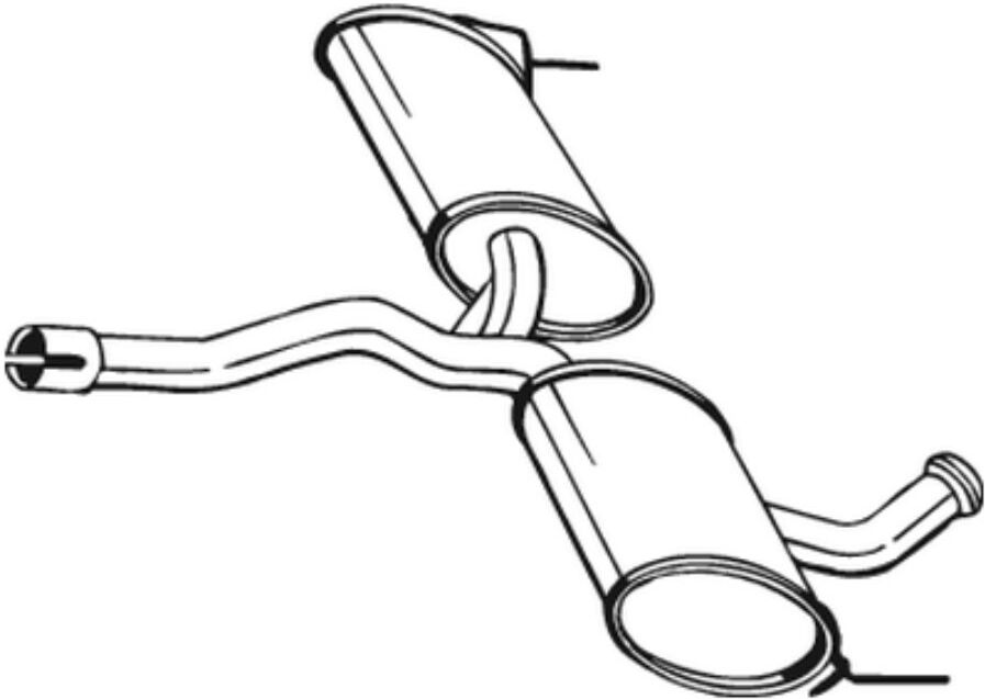 Silencieux Central Bosal 200-731