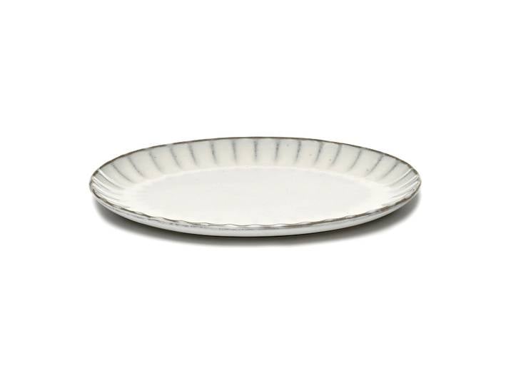 Serax Assiette ovale Inku S 17,5x25 cm Blanc