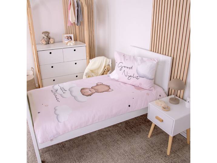 home24 Renforcé beddengoed Little Dreamer roze