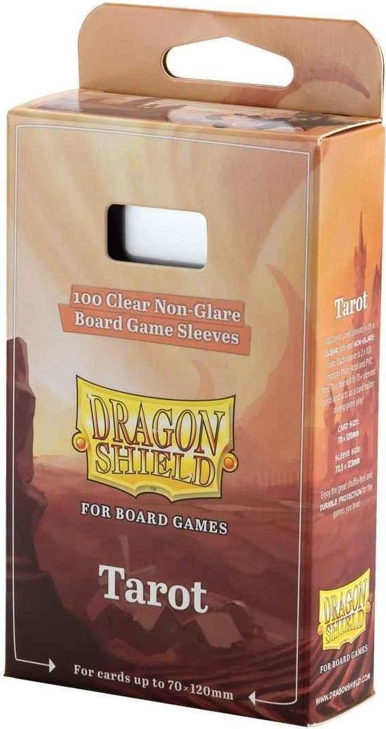 Dragon Shield Tarot Clear Non Glare Beschermhoezen voor Bordspellen