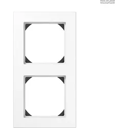 Jung A5582HBFWW Rahmen 2-fach A 550 28mm Aufbauhöhe