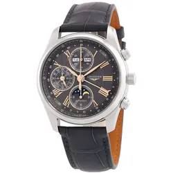 Longines L2.673.4.61.2 Master Collection Chrono Moonphase Automatic Men's Watch
