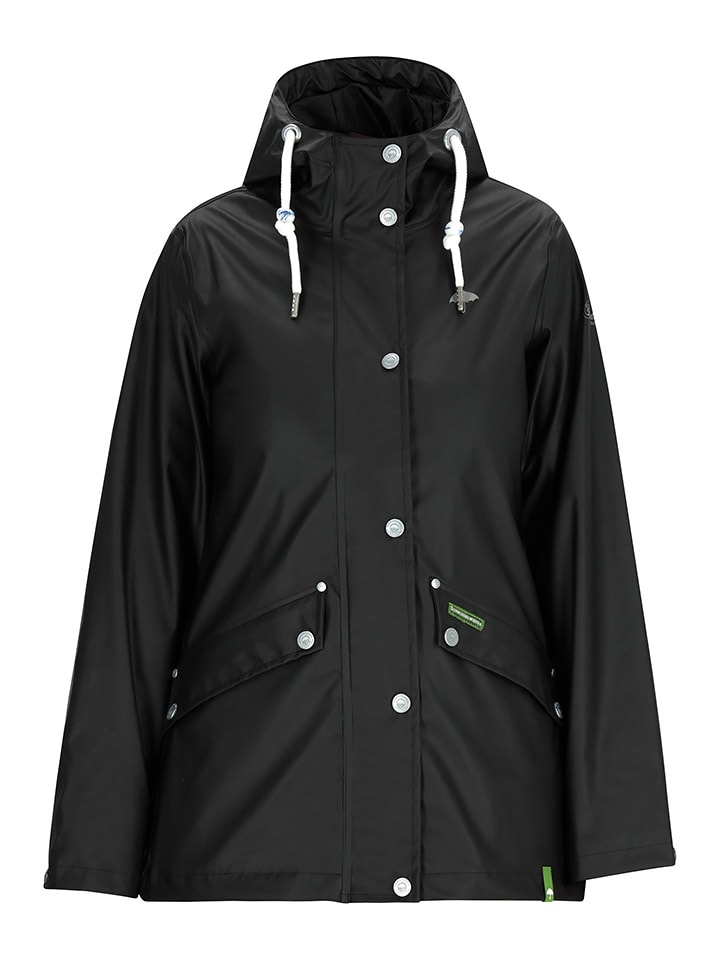 Schmuddelwedda Regenjacke in Schwarz - L