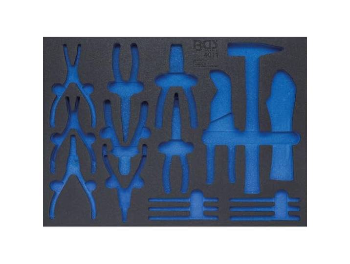 BGS 4011-5 Insert de servante d'atelier 3/3 vide pour art. 4011