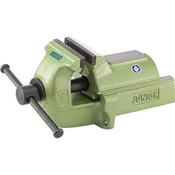 Kiesel, Schraubstock + Zwinge, Parallel-Schraubstock LEINEN JUNIOR (140 mm)