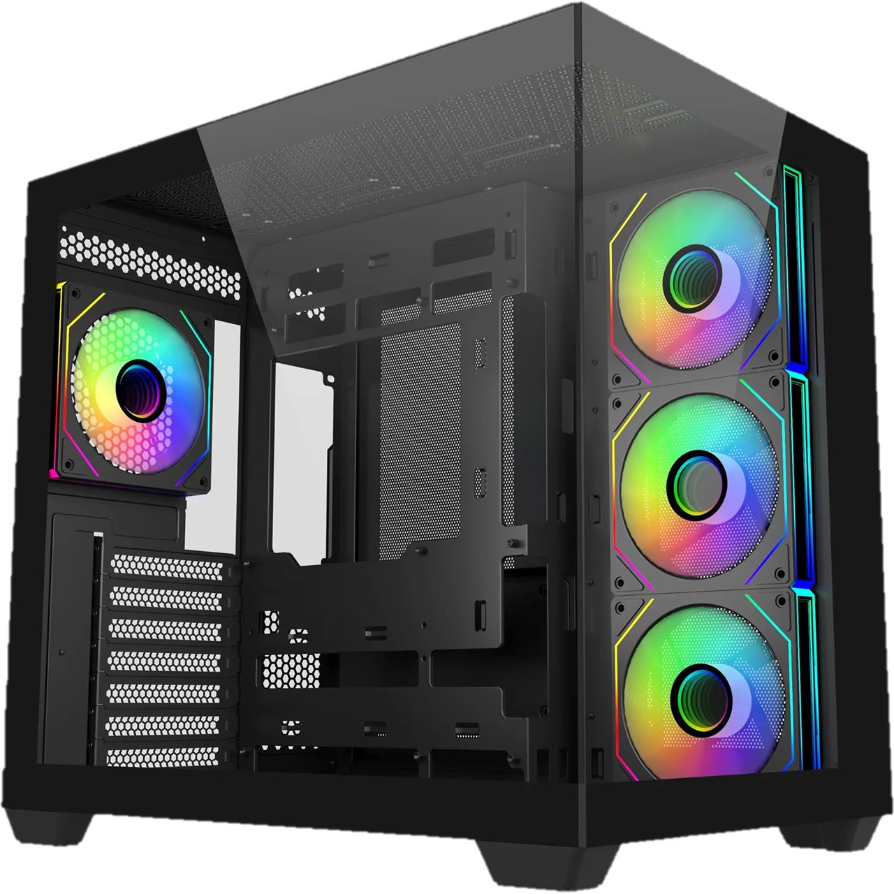 Cooler Master Elite 681 (schwarz, Tempered Glass x 2)