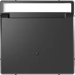 Merten MEG3854-6034 Card-Schalter mit Schriftfeld, Anthrazit, System Design MEG38546034