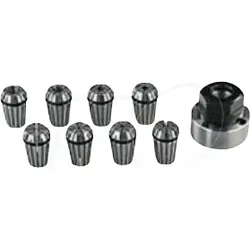 PROXXON 24038 - Spannzangeneinrichtung mit ER 20-Spannzangen für PD 250/E