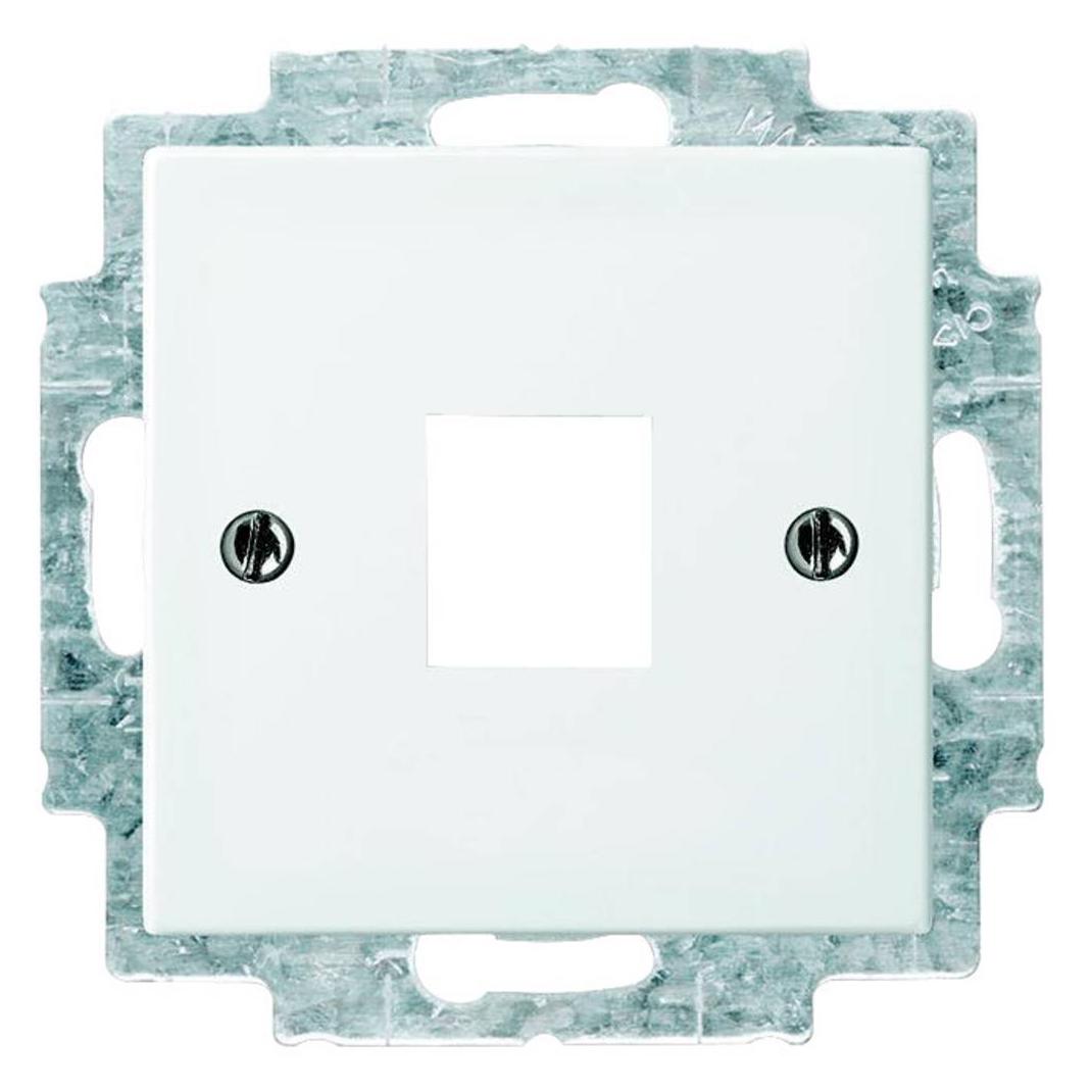Busch-Jaeger 1fach Abdeckung Modular-Jack-Einsatz Busch-balance SI Alpinweiss 2561-914 (2561-914) (2CKA001753A0230)
