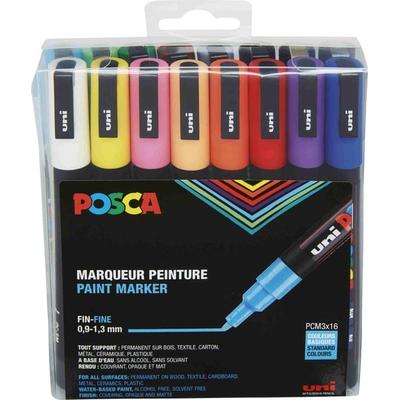 uni-ball Marker POSCA PC-3M 16er Set