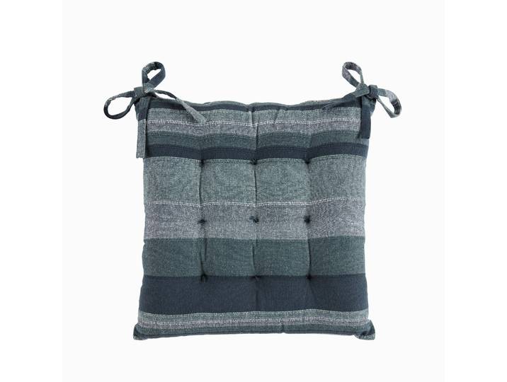 Galette de chaise carrée rayée - lot de 2 - Blancheporte