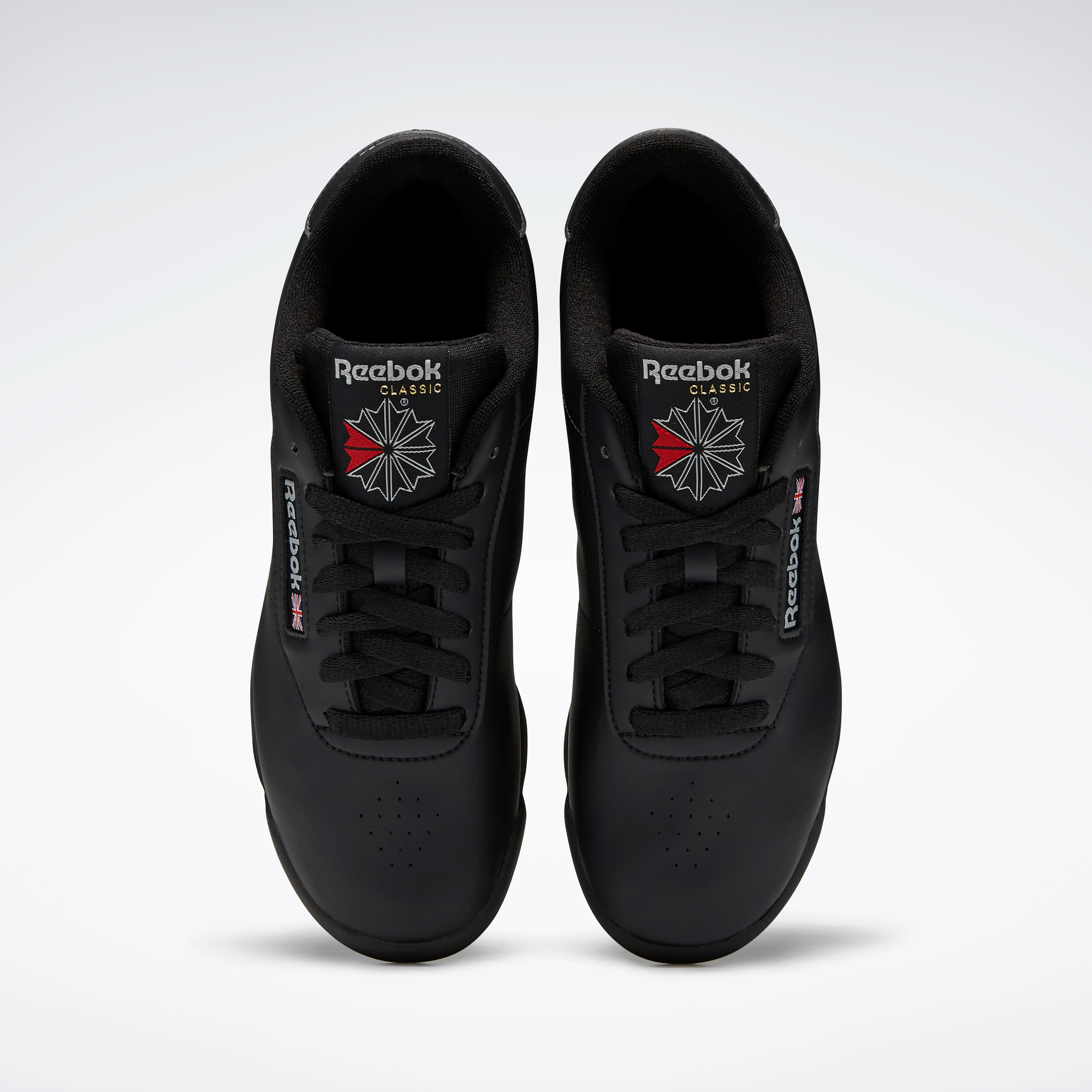Sneaker REEBOK CLASSIC "PRINCESS", Damen, Gr. 38,5, schwarz, Synthetik, Textil, Schuhe Sneaker schwarz 38,5
