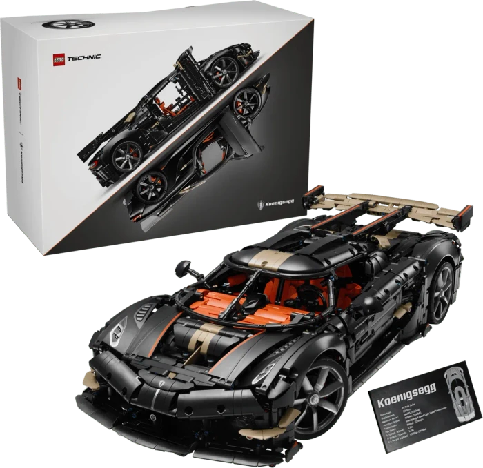 LEGO Technic 42232 Koenigsegg Sadair's Spear Hypercar