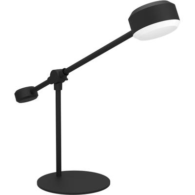 EGLO Tischleuchte "CLAVELLINA", schwarz, H: 45cm, 1 Stk., Leuchten, Tischleuchte in schwarz aus Stahl - 6,8W - Warmweiß, Tischleuchte