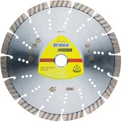 Klingspor, Sägeblatt, DT 900 U Special - Diamanttrennscheibe 230 x 22,23 mm