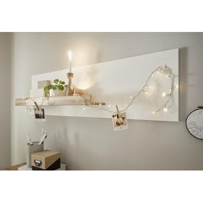 Wandregal OTTO HOME "WESTMINSTER", weiß (pinie weiß dekor), B:138cm H:40cm T:17cm, Holzwerkstoff, Regale, Wandregal, im romantischen Landhausstil, exclusiv by Otto