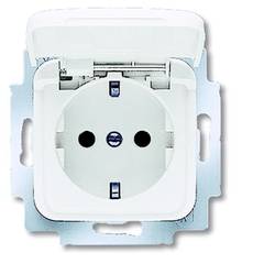 ABB 2CKA002013A5314 Geräteeinsatz erhöhter Berührungsschutz IP20 Reinweiß (RAL 9010), Weiß