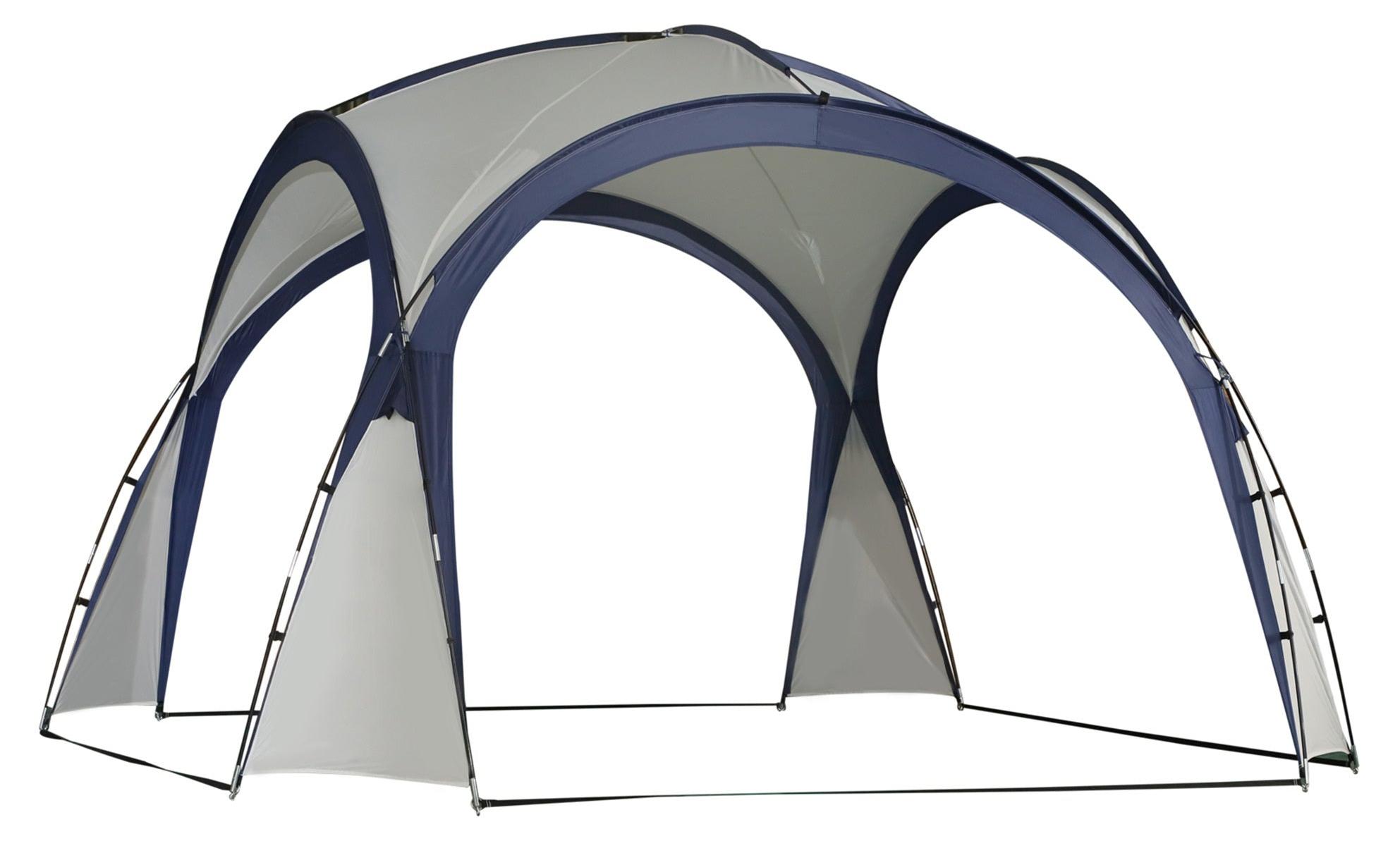 Zelt - Kuppelzelt - Campingzelt - Partyzelt - Pavillon - Für 6-8 Personen - Ca. 3,5 x 3,5 Meter