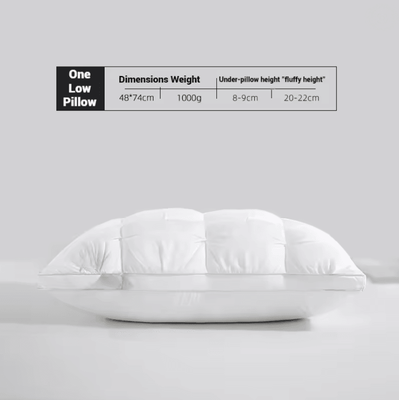 Inspire Essentials CloudRest 5 Star Hotel Pillow Soft Supportive Pillow For Sleeping Comfort 1pcs 1000g