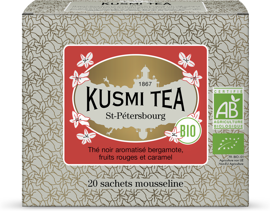 St-Pétersbourg - Earl grey Schwarztee, beeren, karamell, bio - Kusmi Tea