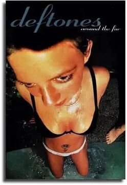Inspired Finds Deftones Around The Fur Retro Album Canvas Poster For Music Room & Wall Decor 15.75x19.69in No Frame midnight Crooner