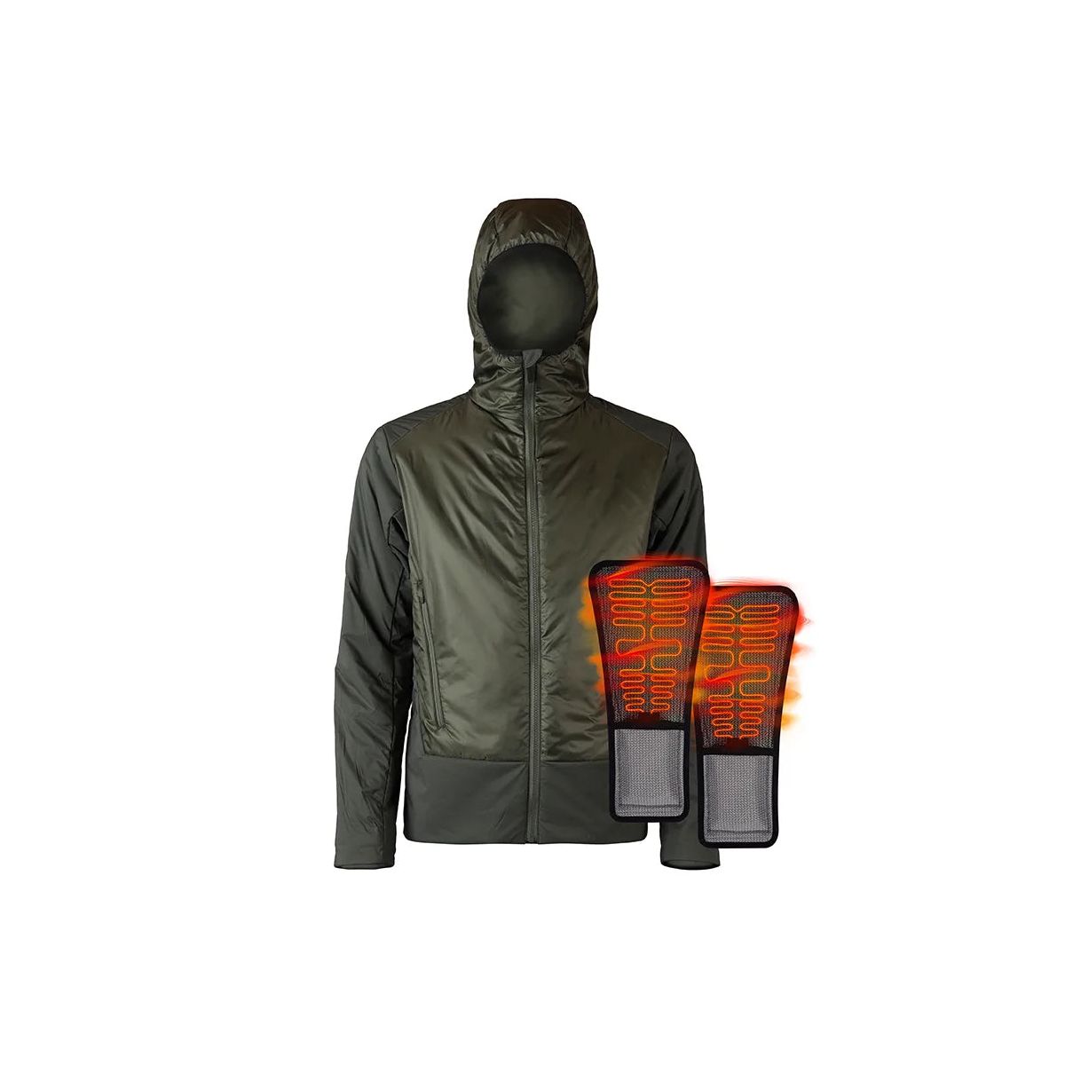 Lenz Padded Jacket Men oliv M 1970-M