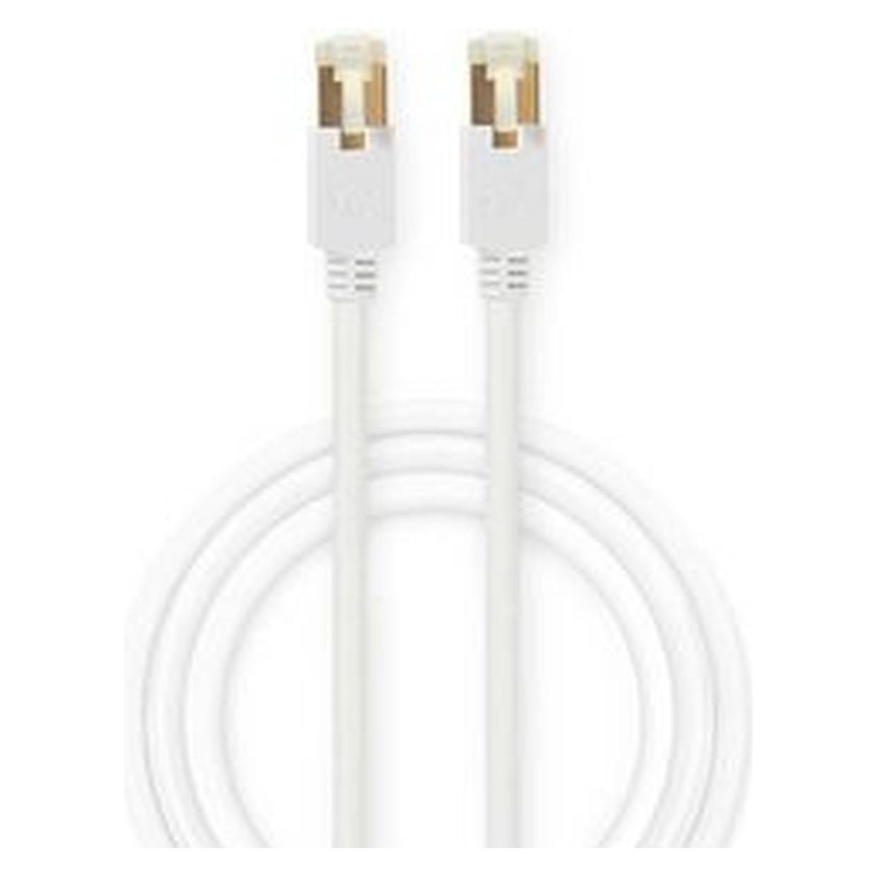Nedis Netzwerkkabel S/FTP CAT6 mit RJ45-Stecker (8P8C) männlich (S/FTP, CAT6, 3 m) (CCGB85221WT30)