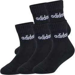 5er Pack adidas Linear Kids Ankle Freizeitsocken Kinder KC6915 - black/black/black/black 22-24