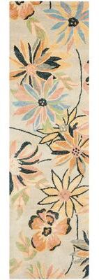 SAFAVIEH Handmade Blossom Cara Modern Floral Wool Rug