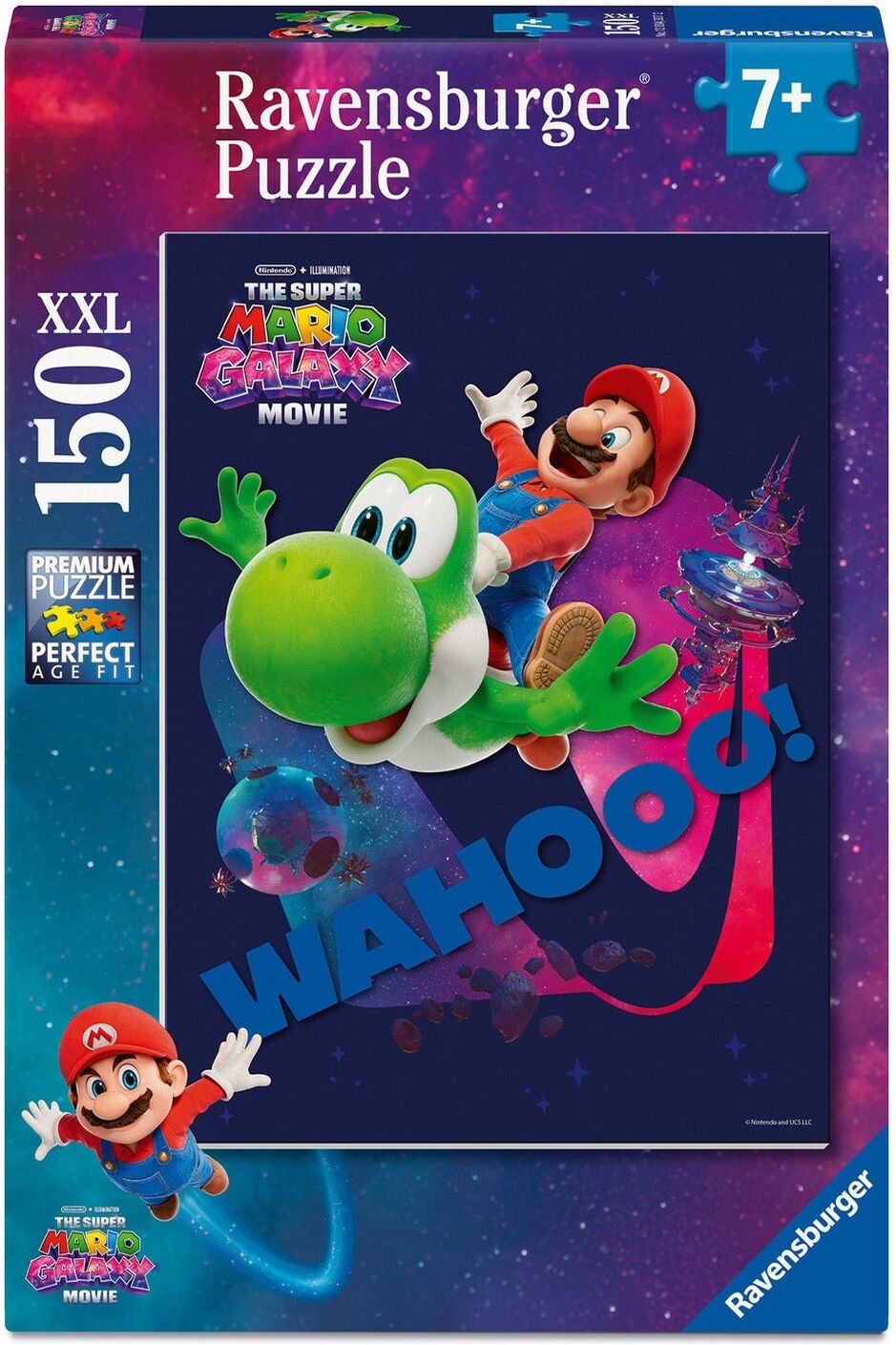 Ravensburger Super Mario Galaxy Movie 150-Piece XXL Puzzle for Kids, Large Jigsaw Pieces, Fun Challenge for Young Nintendo Fans