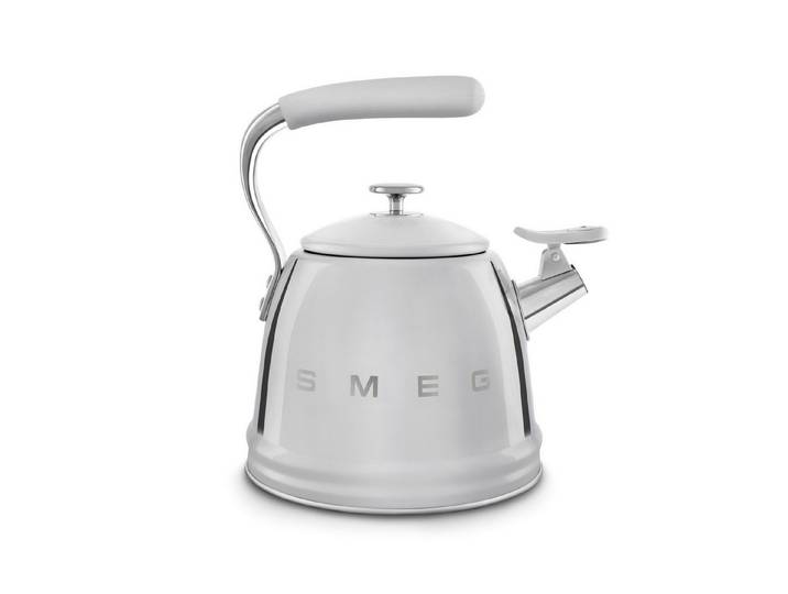 Smeg Wasserkessel SMEG Wasserkessel Wasserkocher 2,3L Induktion Edelstahl WKF01SS, Material: Edelstahl, Aluminium, Silikon