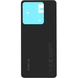 Xiaomi Ersatzteil Rückseite (Abdeckung, Xiaomi Redmi Note 13), Mobilgerät Ersatzteile, Schwarz