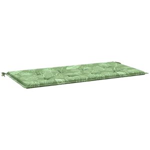 vidaXL Auflage 361139 , aus Oxford-Gewebe, für Gartenbänke, 120 x 50 cm, grün