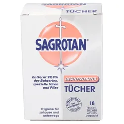 SAGROTAN Desinfektionstücher 18 St