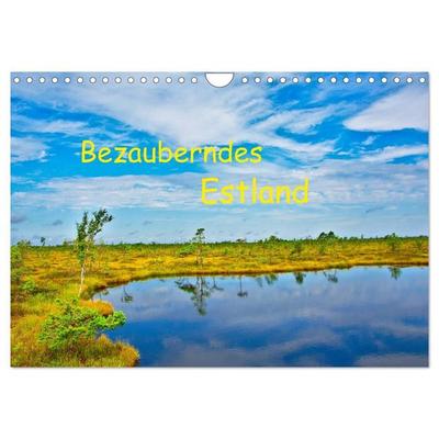 Bezauberndes Estland (Wandkalender 2027 DIN A4 quer), CALVENDO Monatskalender