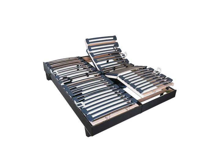 Jeu de 2 sommiers électrique lattes 2x80x190