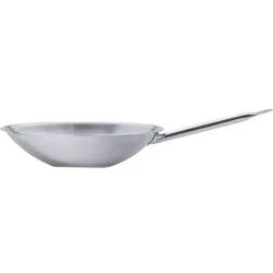 PUJADAS  Wokpfanne Edelstahl rostfrei, Mehrschicht, mit Hohlstiel, ø: 360 mm