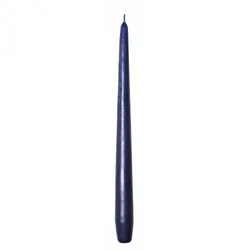 Sovie CANDLES Spitzkerzen Premium Ø 2,2 cm x H 28 cm in Dunkelblau, Brenndauer ca. 10 Std., 24 Stück - Tafelkerzen