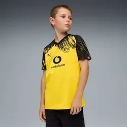 Puma BVB Heimtrikot Replica 2025/26 Kinder gelb/schwarz