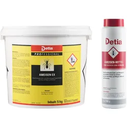Detia - Ameisen-Ex Ameisenmittel 5kg und 500g Streudose