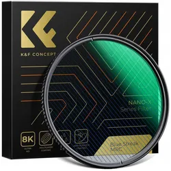 K&F Concept Filtr Kf Filtr Blue Streak Anamorficzny K&f Nano-x Mrc 72mm / Kf01.2100 (72 mm), Objektivfilter, Transparent