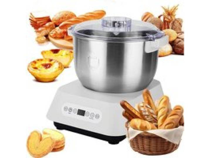 MaFrance À Pâte Mixeur De Farine À Pâte En Acier Inoxydable Pétrisseur De 7 L Avec Fonction De Fermentation