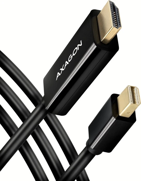 AXAGON RVDM-HI14C2, Mini DisplayPort -> HDMI 1.4 Kabel 1.8m, 4K/30Hz
