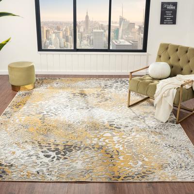 KALATY N Natori Serengeti Leopard Area Rug