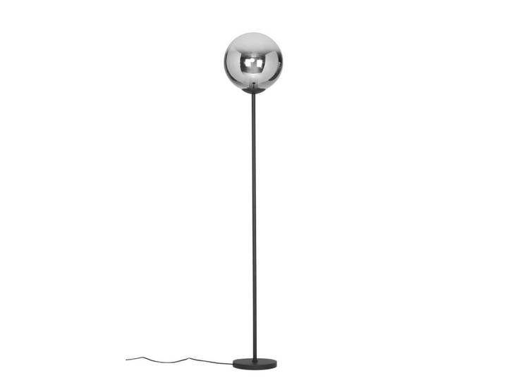 Novel Stehleuchte Sacramento, Schwarz, Metall, Kunststoff, Glas, Kugel, 165 cm, RoHS, Europäischer Sicherheitsstandard, CE, Schnurschalter, Lampen & Leuchten, Innenbeleuchtung, Stehlampen, Stehlampen