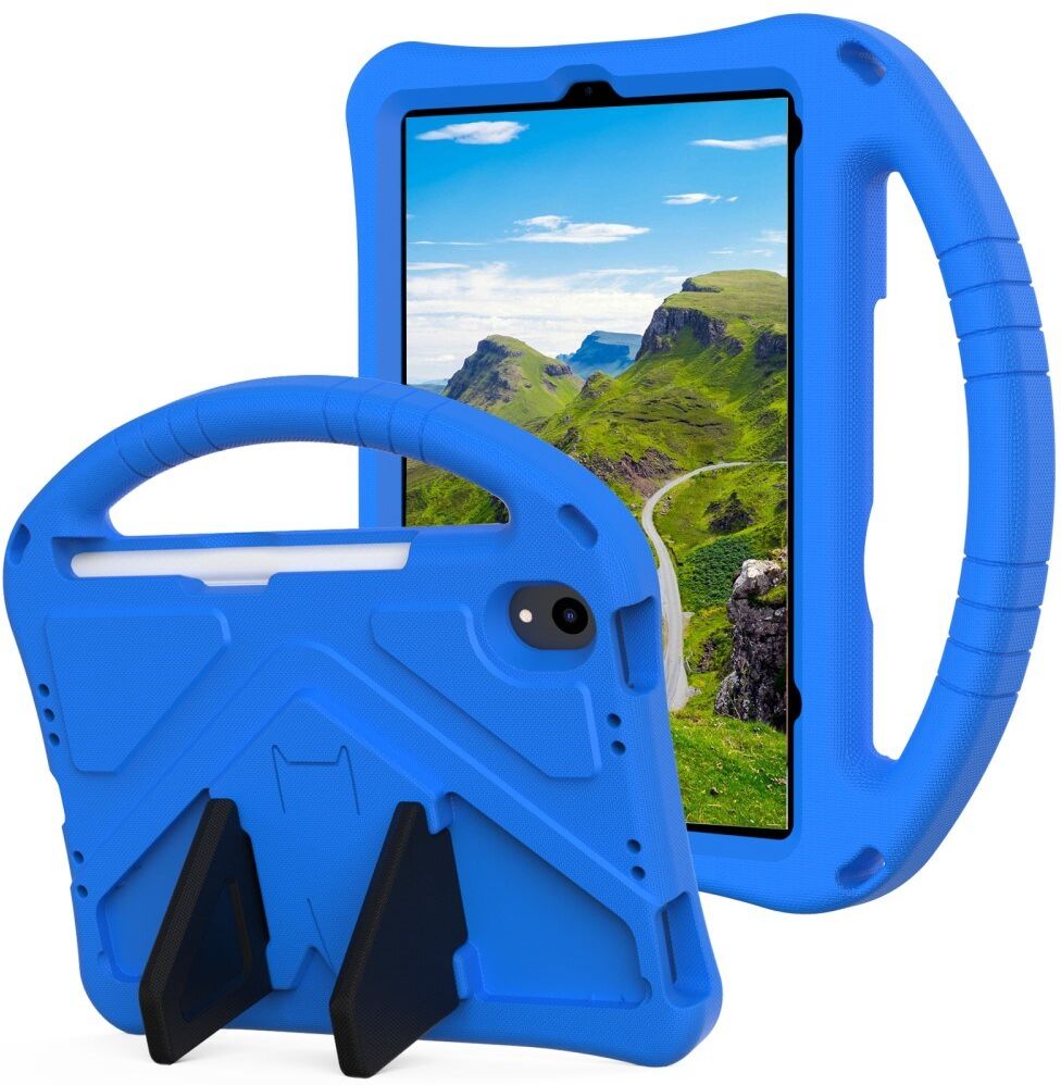 EIDERWOOD iPad mini (2024) / mini (2021) Børnecover m. Kickstand – Blå